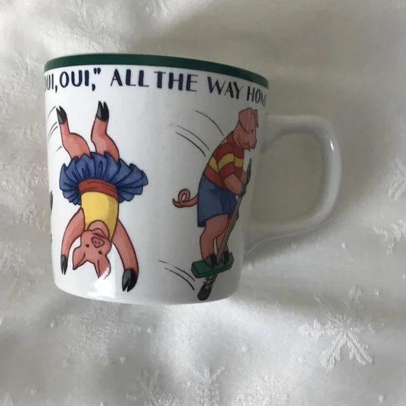 Tiffany 1992  “ Five Little Pigs”dish set - Picture 5 of 13